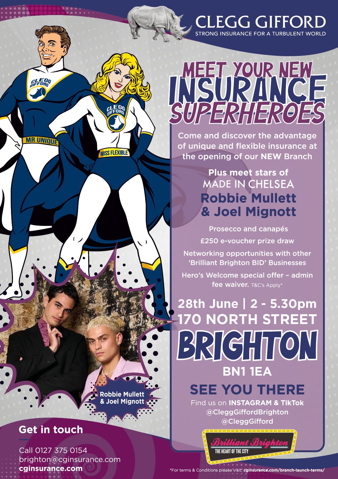 Clegg Gifford Brighton Launch Flyer